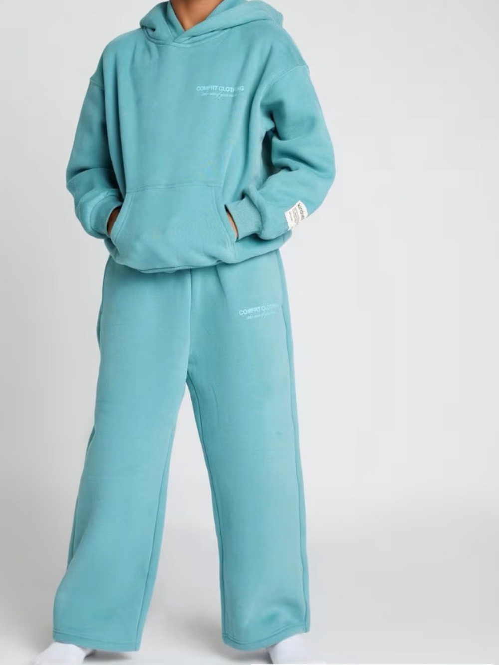 Comfort Cloud YOU MATTER Hoodie in teal